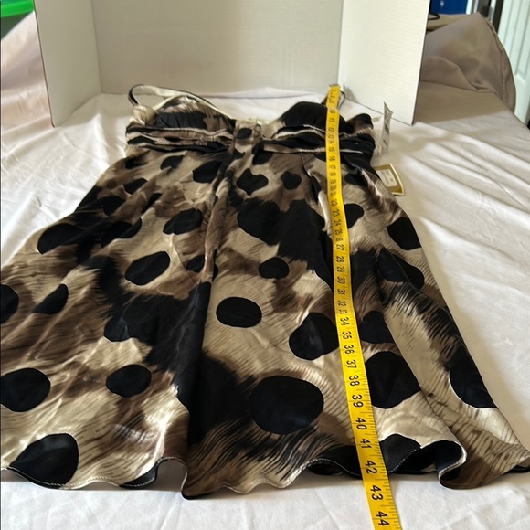 Black and White Sleeveless Midi Sundress for Cocktail Laura Vann - Picture 5 of 7